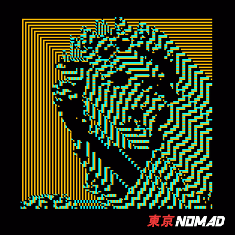 8-bit Glitch art of a Greek Statue