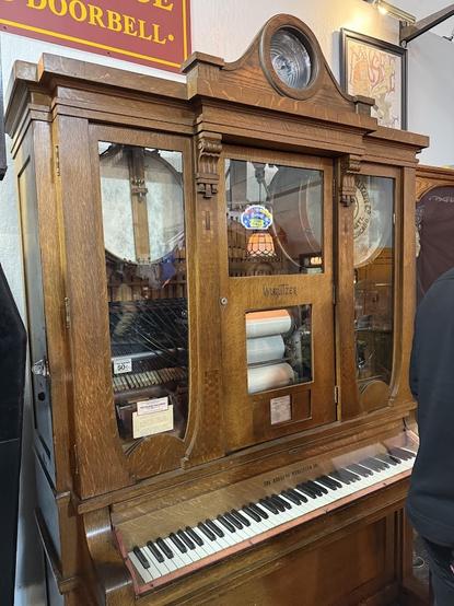 A player piano.