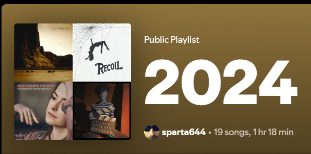 Spotify-Header der Playlist 2024