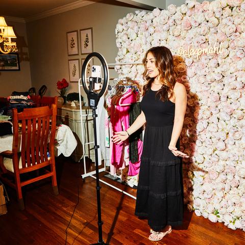 Poshmark is beta-testing changes to its platform with frequent sellers like Alex Mahl, who sells clothing out of her home studio on Long Island.