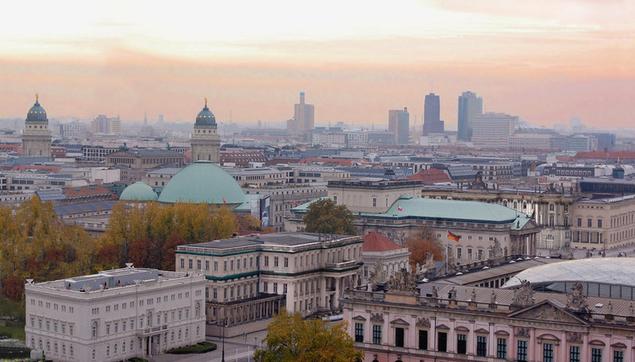 Cityscape skyline view of Berlin, Germany (12/22)