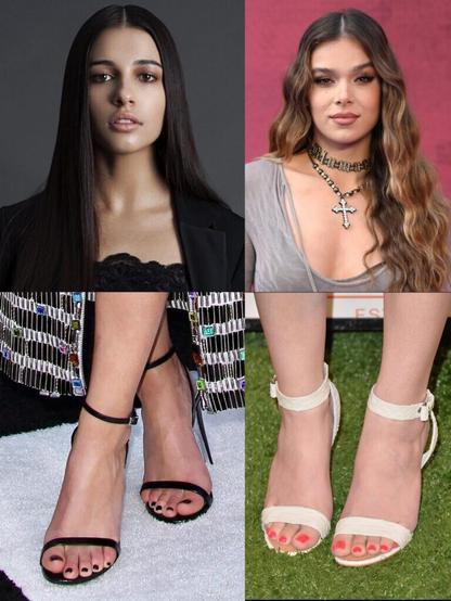 Who has the more prettiest and sexier feet? Vote in the poll please. Naomi Scott vs Hailee Steinfeld