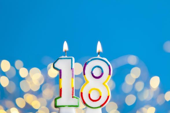 18th birthday cupcake
