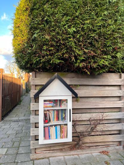 Low hanging little free library