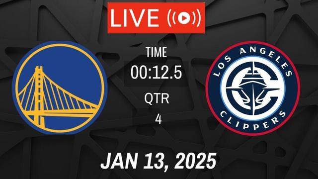 NBA LIVE! Golden State Warriors vs Los Angeles Clippers I January 13, 2025 Warriors vs Clippers 2K