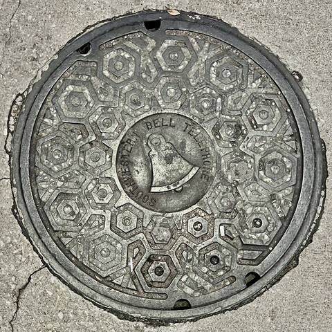 Southwestern Bell Telephone manhole cover