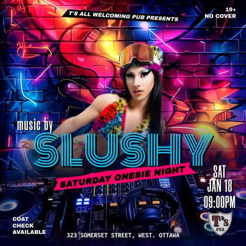 Dj Slushy set to lite up the place with some mega beats!
