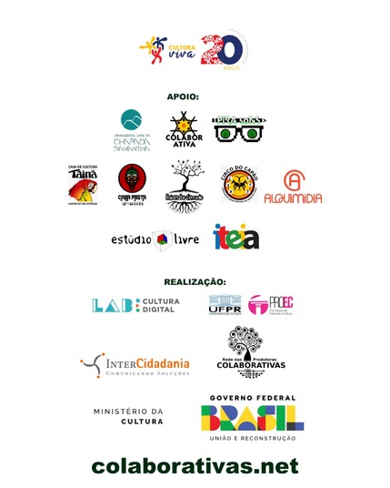 Régua de logomarcas com fundo branco