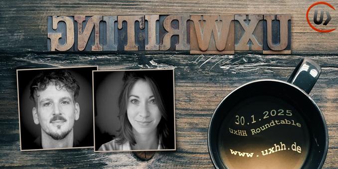 Holzlettern zeigen spiegelverkehrt: UXWRITING