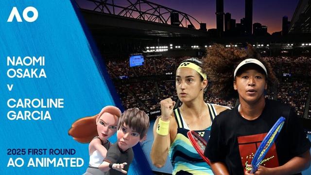 LIVE | Naomi Osaka v Caroline Garcia | AO Animated | Australian Open 2025