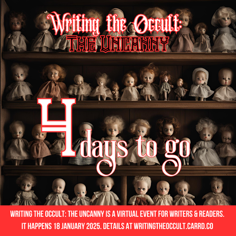 Shelves are full of creepy-looking dolls of all shapes and sizes