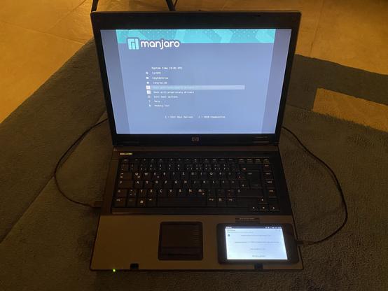 Booting from ISODrive running on my ancient bq Aquaris E4.5
