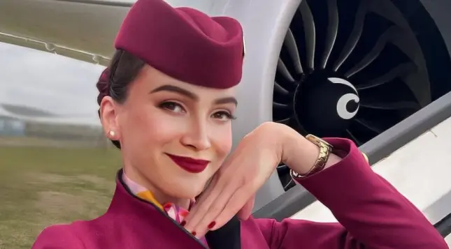 Sama, the world’s first AI-powered digital human cabin crew member at Qatar Airways