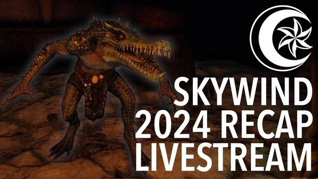 Thumbnail from the YouTube video, featuring a Daedroth.