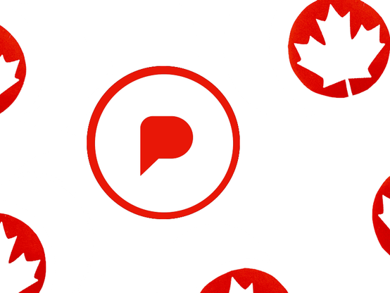digital illustration; white background, white canadian flags inside red irregular circles surrounding the Pixelfed trademark 'P' in red inside a white circle with a red border.

Illustration numérique ; fond blanc, plusieurs formes composées d'un drapeau canadien blanc à l'intérieur de cercles rouges irréguliers répartis dans l’ensemble de l’illustration ; au centre de l'illustration se trouve un cercle blanc à la bordure rouge avec à l’intérieur, le sigle « P » de Pixelfed en rouge