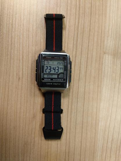 Casio Waveceptor VW-59 with French military pattern strap (18mm)