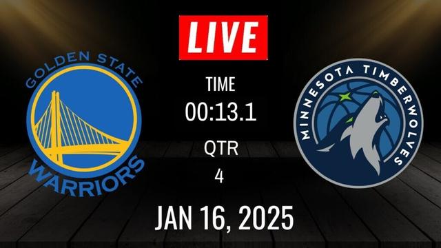 NBA LIVE! Minnesota Timberwolves vs Golden State Warriors January 16, 2025 Warriors vs Twolves 2K