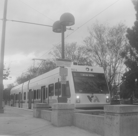 Light Rail Train, Mountain View, CA