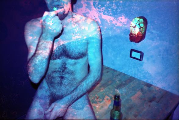 Unknown bleached film / camera

Experimental bleached analog film shot. Lomography.