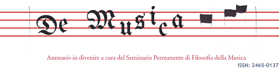Logo rivista De Musica