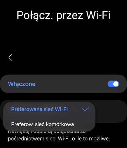 Opcje androida
