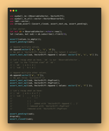 The example written inside the pull request's description. Open the link (https://github.com/jplatte/eyeball/pull/69) to get the full context.