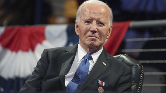 President Joe Biden attends the Department of Defense Commander in Chief farewell ceremony at Joint Base Myer-Henderson Hall, Thursday, Jan. 16, 2025, in Arlington, Va. (AP Photo/Evan Vucci)