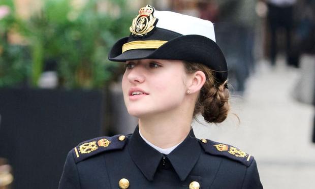 La princesa Leonor, en Cádiz. (Getty Images)