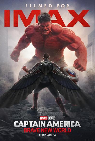 Captain America: Brave New World IMAX poster