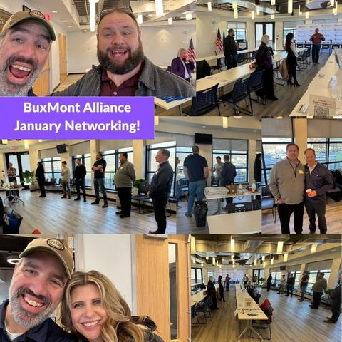 A collage of pictures from the BuxMont Alliance Event today