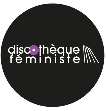 Logo de la discothèque féministe, nom et disques