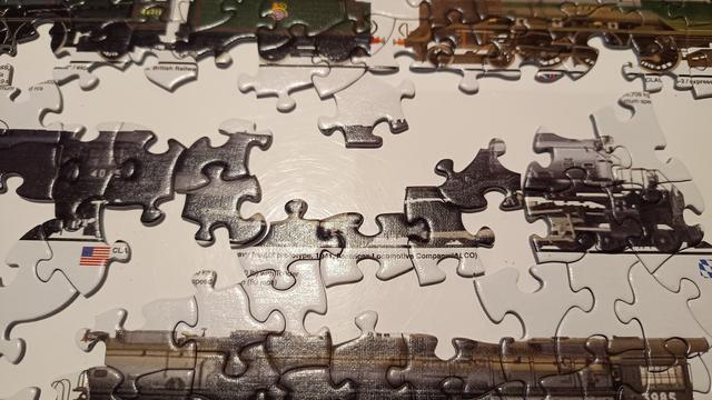 close up shot of jigsaw pieces, no two are the same!