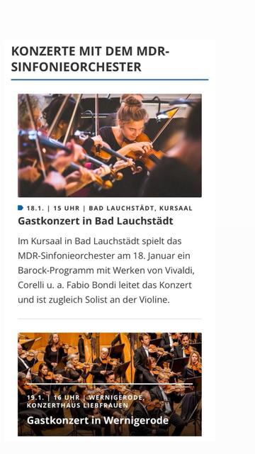 Konzertankündigung
