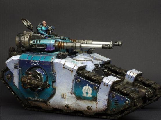 Right view of the tank, better angle to see the Turret Mounted accelerator autocannon.