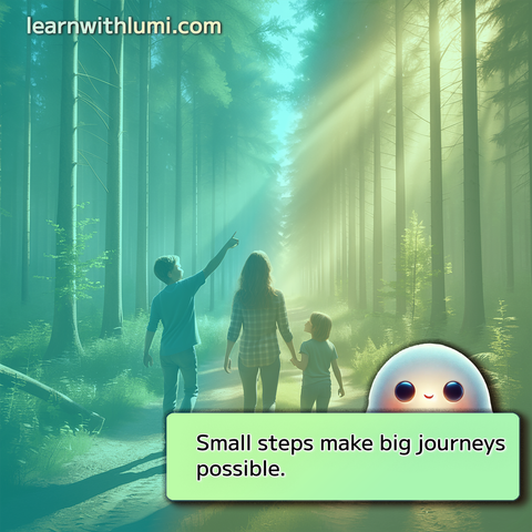 Learn with Lumi - small steps