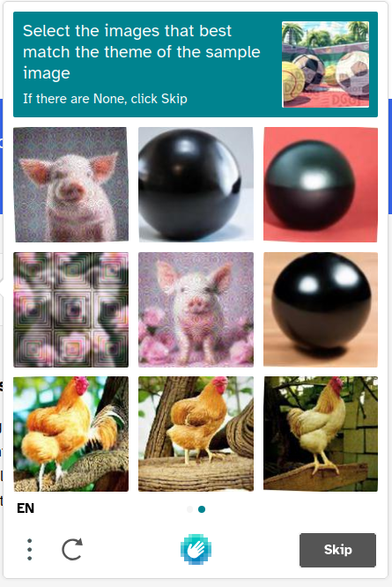 Select ALL images that best match the theme of the sample image. The sample image is AI generated football (soccer) balls. The selection of pictures are AI generated piglets, an AT generaeted koala, AI generated black marbles and AI generated chickens with lump shaped wings.
