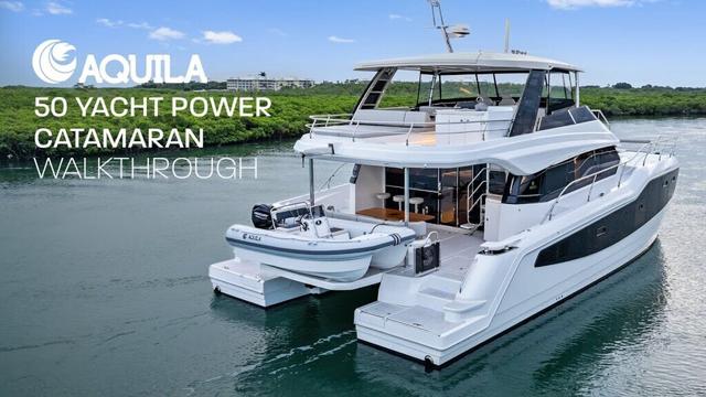 Step Inside the NEW Aquila 50 Yacht | FULL TOUR