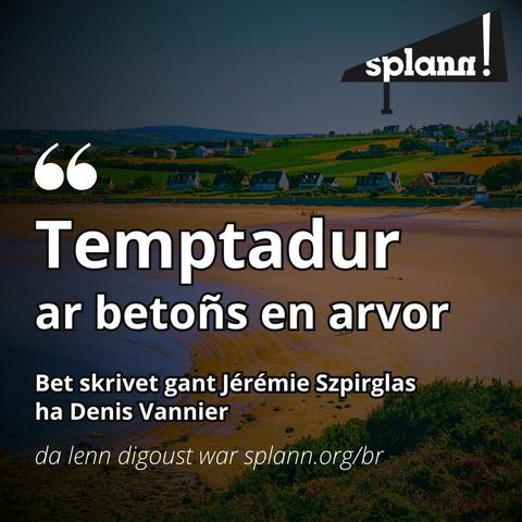 Temptadur ar betons en arvor