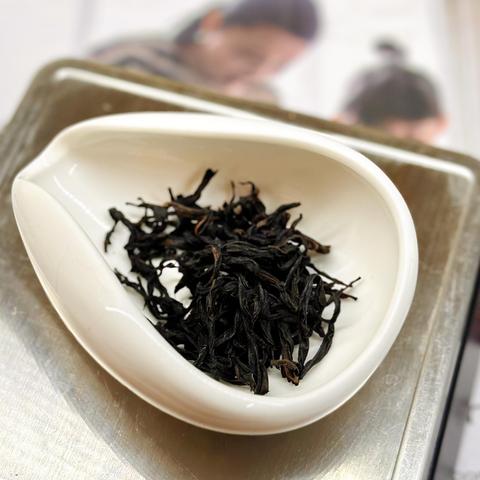 A photo of the sweet potato scent oolong tea leaves