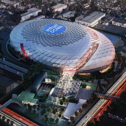 Intuit Dome built for Steve Balmer's LA Clippers NBA Team