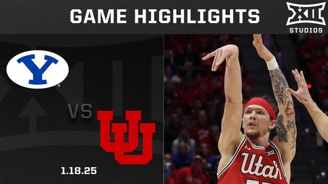 BYU vs. Utah Game Highlights | 2024-25 Big 12 Men's Basketball