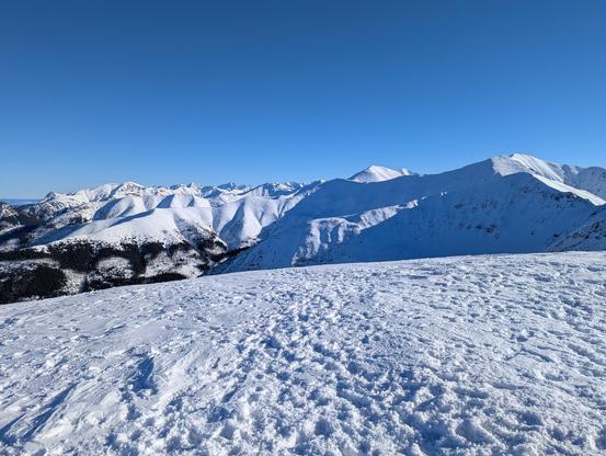 View to West Tatras mountain range.