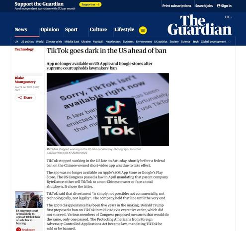 https://www.theguardian.com/technology/2025/jan/19/tiktok-us-ban