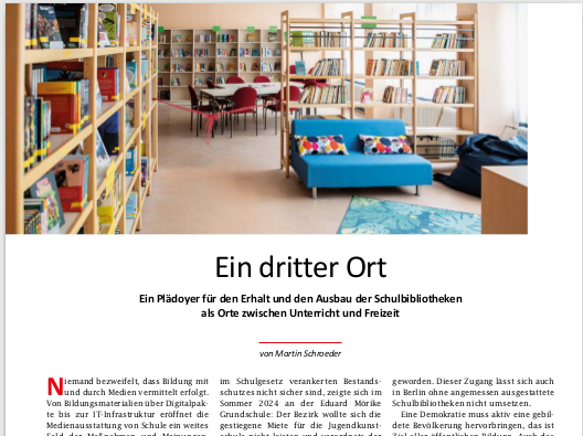 screenshot des Zeitschriftenbeitrags.