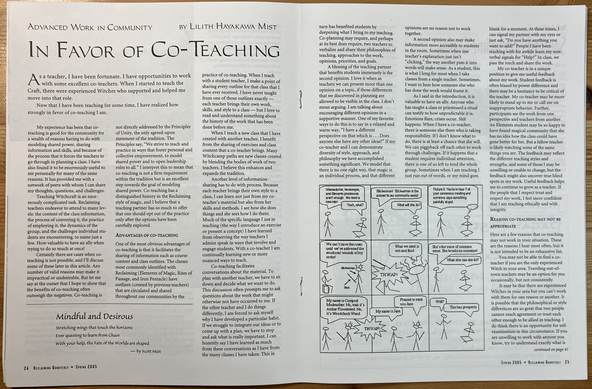 Hermetic Library Zine Accession Reclaiming Quarterly No 97 Spring 2005 Center