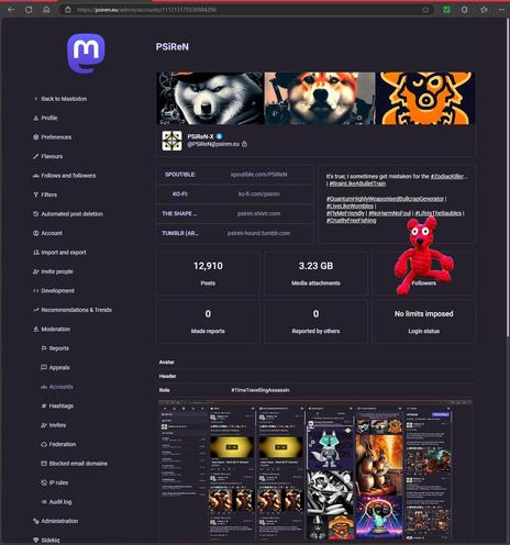 #PSiReN-Group #Stills #ComesComplete with #ZeroReports and #TootSuite; #PoweredBy: #FloofsAndSparkles...