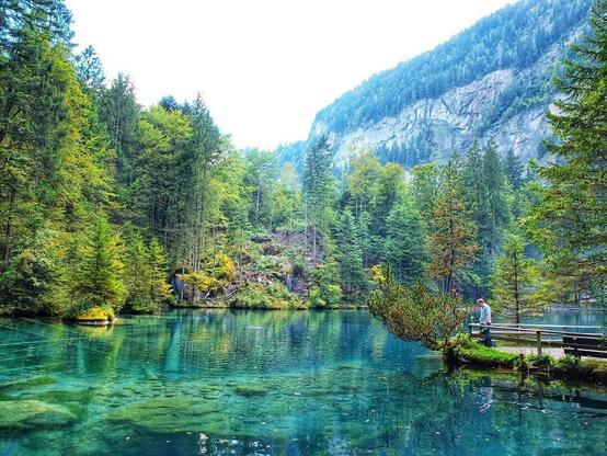 Photo of Blausee, Bern (Switzerland)