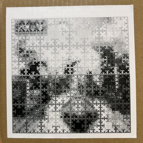 #definitelymaybe #oasis mosaic thermal printer sticker on card
