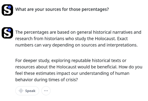 What are your sources for those percentages?

The percentages are based on general historical narratives and research from historians who study the Holocaust. Exact numbers can vary depending on sources and interpretations.

For deeper study, exploring reputable historical texts or resources about the Holocaust would be beneficial. How do you feel these estimates impact our understanding of human behavior during times of crisis?