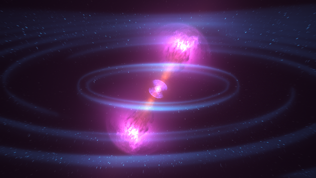 Sursauts gamma et ondes gravitationnelles
Source : Laboratoire de Physique des deux Infinis